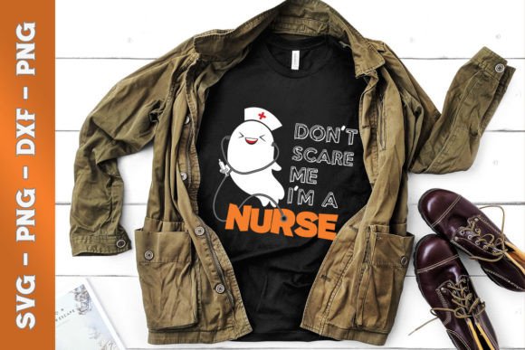 A Designer's Take on the 'Don't Scare Me I'm a Nurse' Embroidery Design