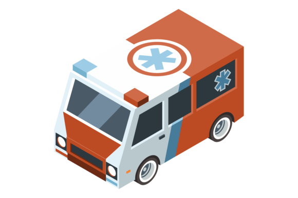 A Designer's Take on the Isometric Ambulance Embroidery File