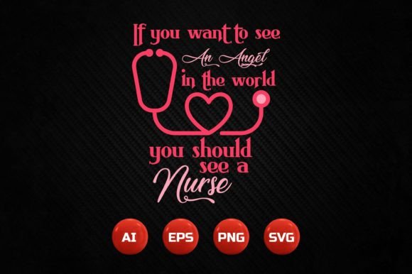 A Nurse T-Shirt Design for Real-World Embroidery