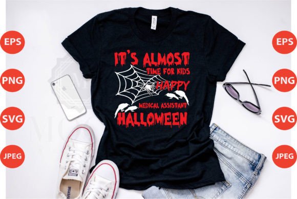 A Professional Take on the Medical Assistant Halloween Embroidery Design