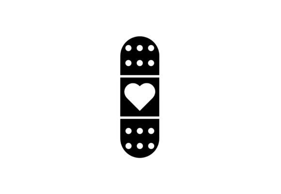 An Embroidery Designer's Take on the Plaster Healthcare Icon SVG
