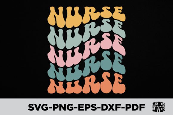 Groovy Nurse T-Shirt: A Retro Design for Modern Embroidery