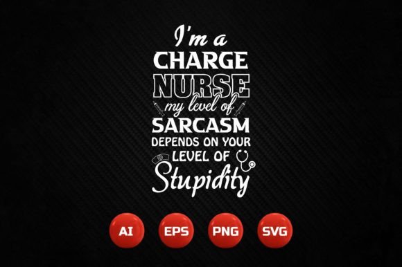 Nurse T-Shirt Design 199: A Humorous Embroidered Statement